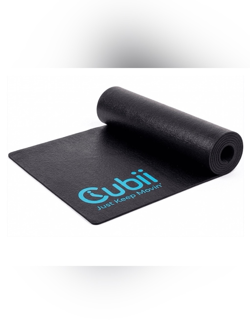 Cubii Non-Slip Workout Mat for Under Desk Ellipticals & Wheel Stoppers (bundle)